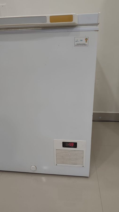 Temperature-monitored freezer used for venom storage.